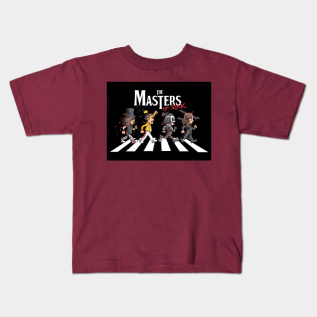 The Masters Of Rock Kids T-Shirt by KEMOSABE